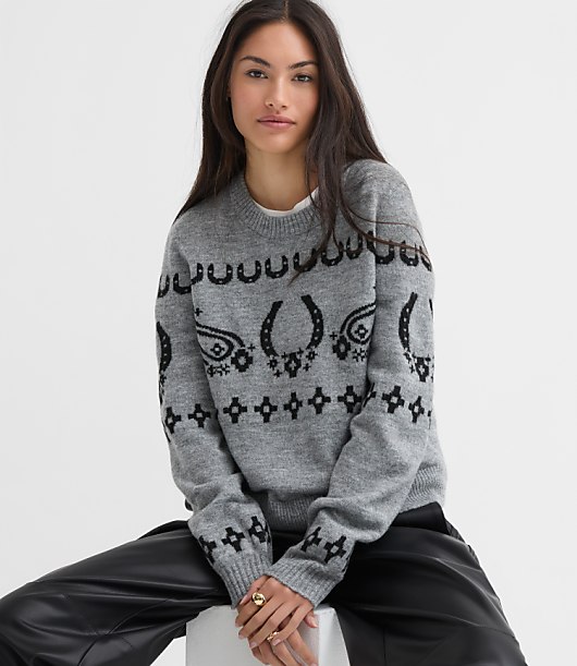 Petite Horseshoe Sweater