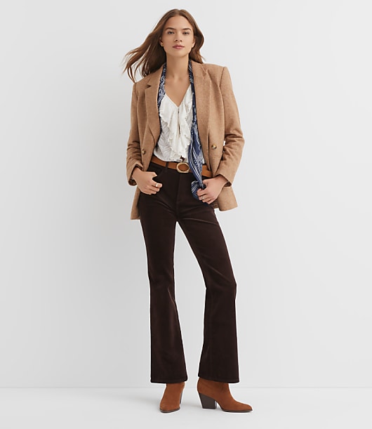 Petite Herringbone Relaxed Blazer