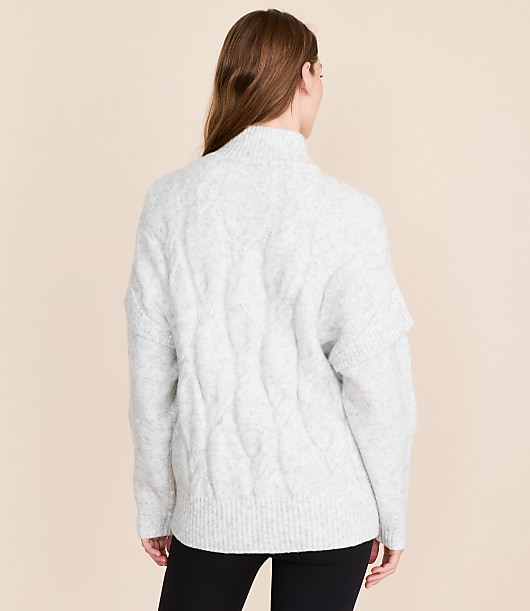 Lou & Grey Oversized Cable Coatigan