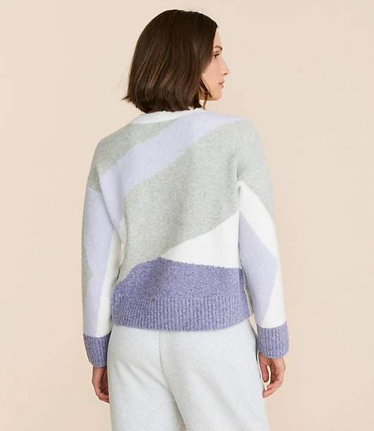 Lou & Grey Colorblock Cloudstitch Sweater