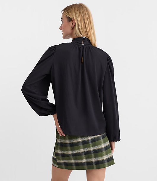 Petite Keyhole Jersey Top