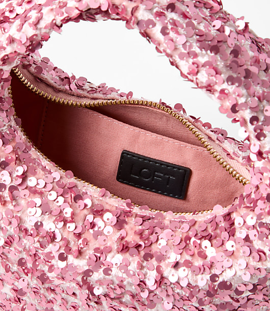 Sequin Hobo Bag