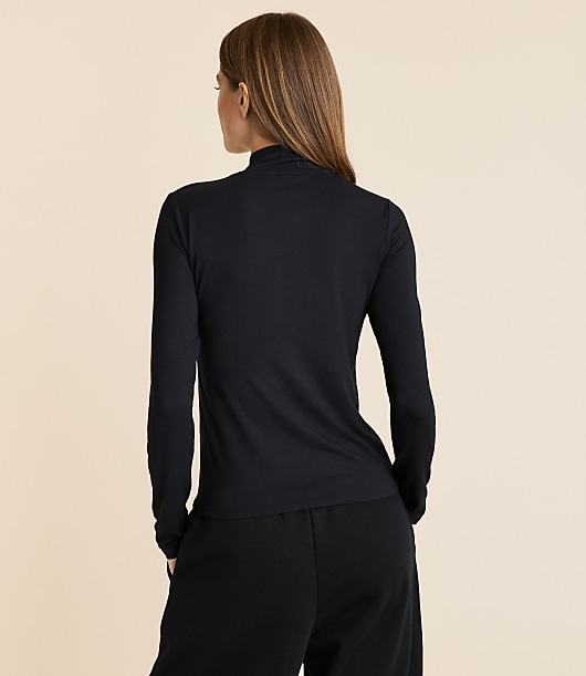 Lou & Grey Essential Modal Turtleneck Top