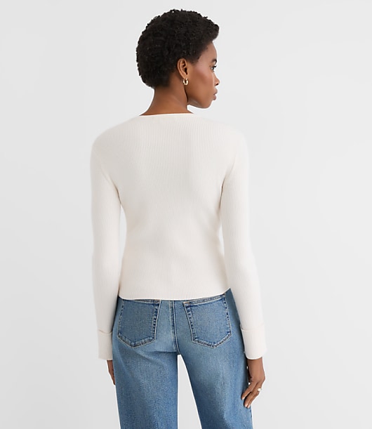 Cuffed Double Breasted Cardigan