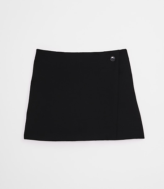 LOFT Versa Crepe Drape Mini Skort
