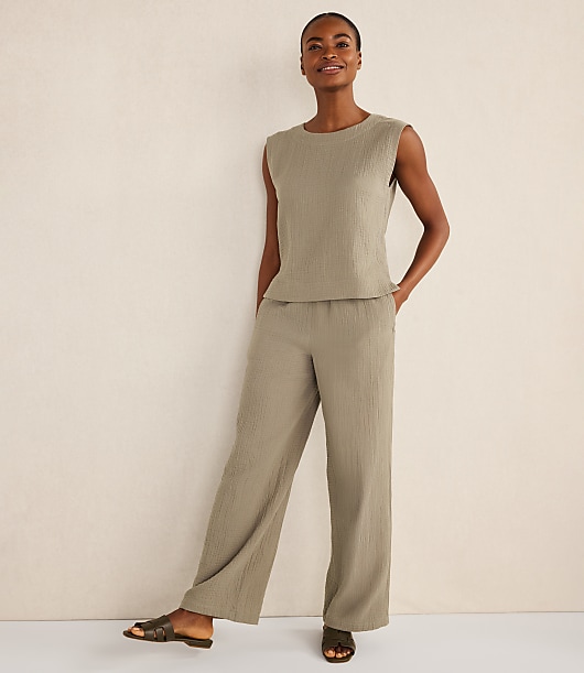 Haven Well Within Organic Cotton Gauze Tank Top