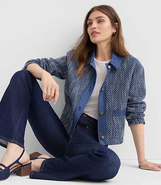Denim Tweed Jacket