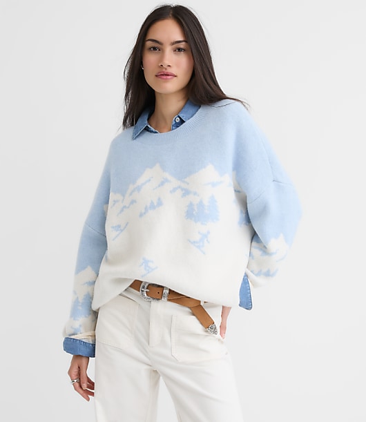 Petite Mountain Ski Sweater