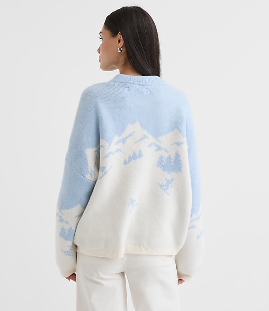 Petite Mountain Ski Sweater