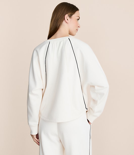 Lou & Grey Piped Elite Fleece Sweatshirt
