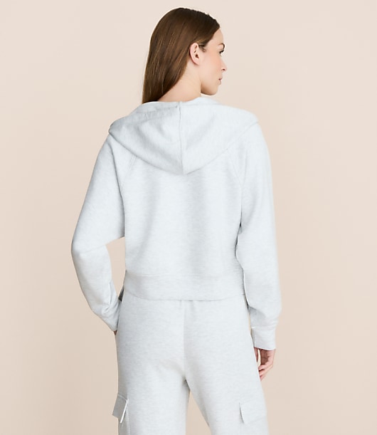 Lou & Grey Heathered Scubasoft Zip Hoodie