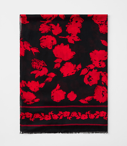 Floral Softened Scarf