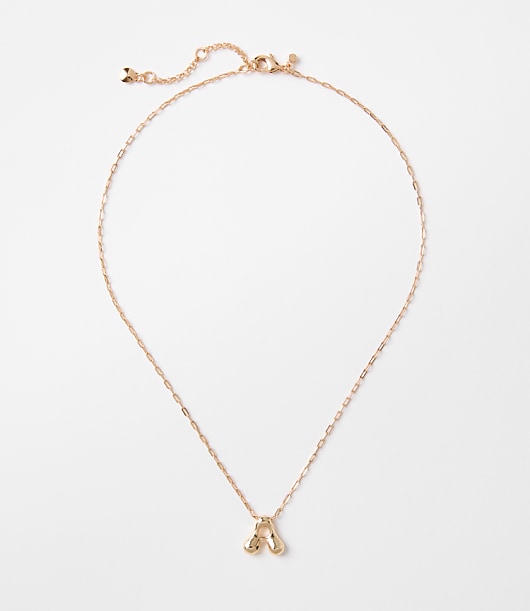 Loft Bubble Letter Initial Necklace
