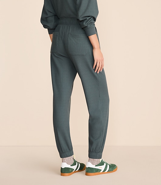 Petite Lou & Grey Upstate Waffle Joggers