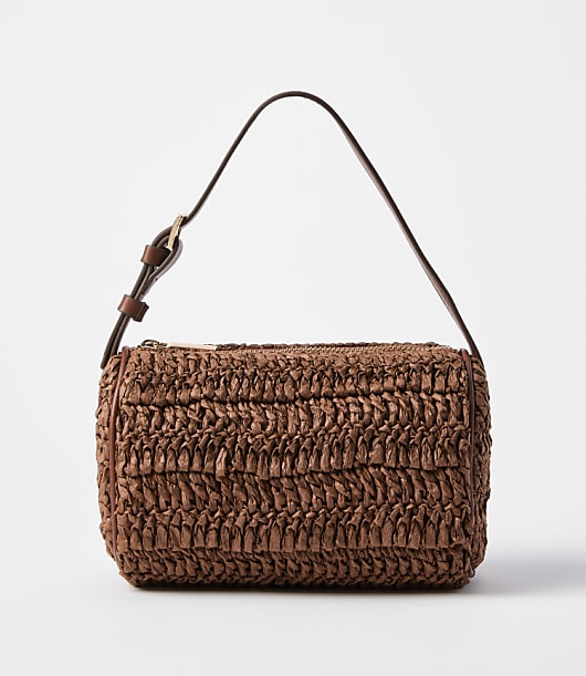 Loft Mini Raffia Bag