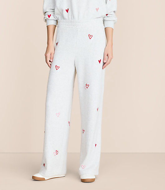 Petite Lou & Grey Heart Cozy Cotton Wide Leg Pants