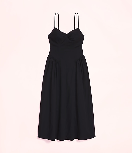 Lately Strappy Back Midi Pocket Dress