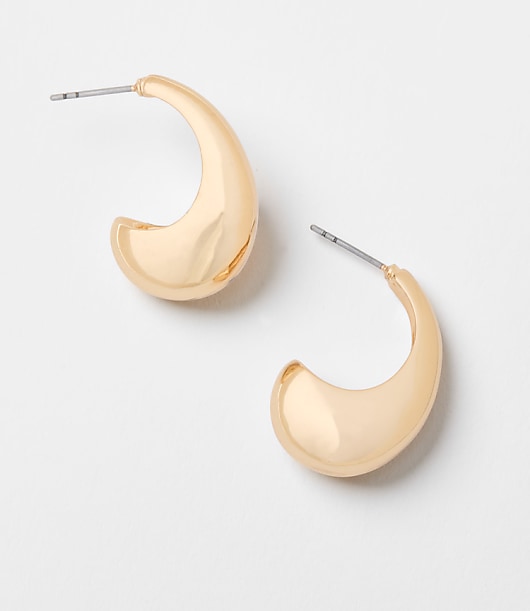 Loft Teardrop Hoop Earrings