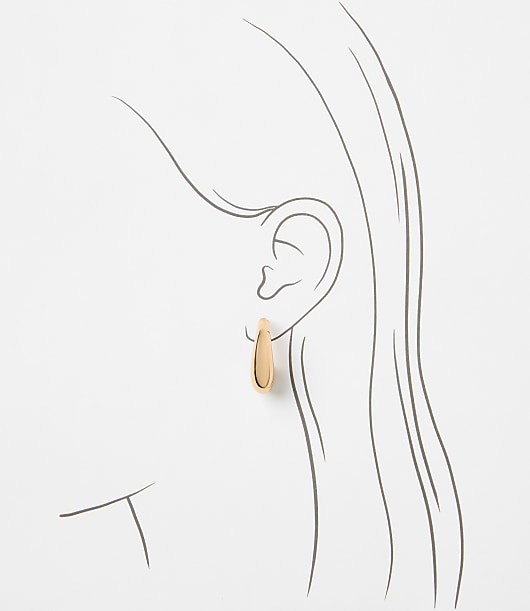 Teardrop Hoop Earrings