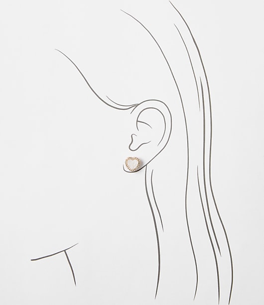Heart Stud Earring Set