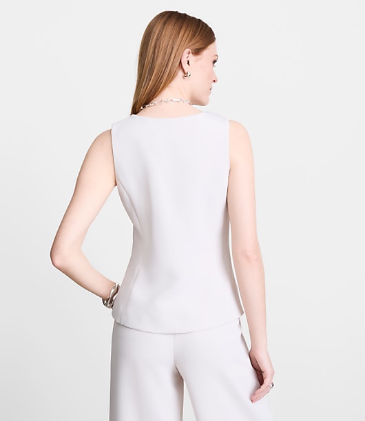 LOFT Versa Crepe Drape Tank Vest
