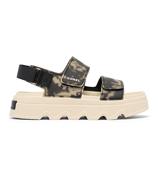 Sorel Kinetic Sunchase Ankle Strap Sandals - Black
