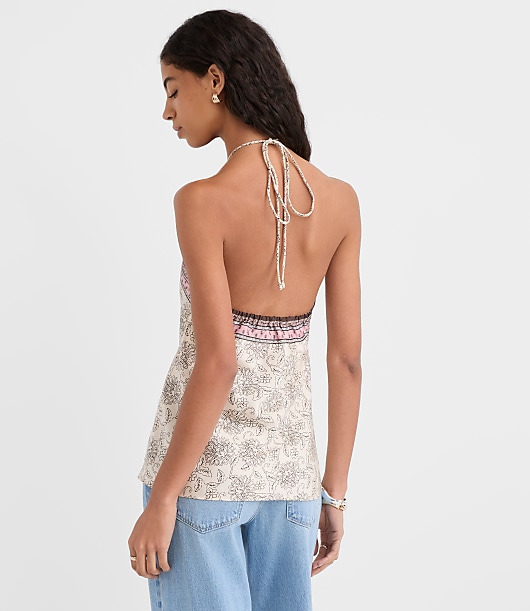 Petite Patchwork Halter Top