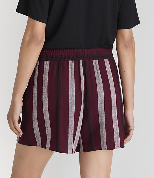 Lou & Grey Striped Linen Cotton Shorts