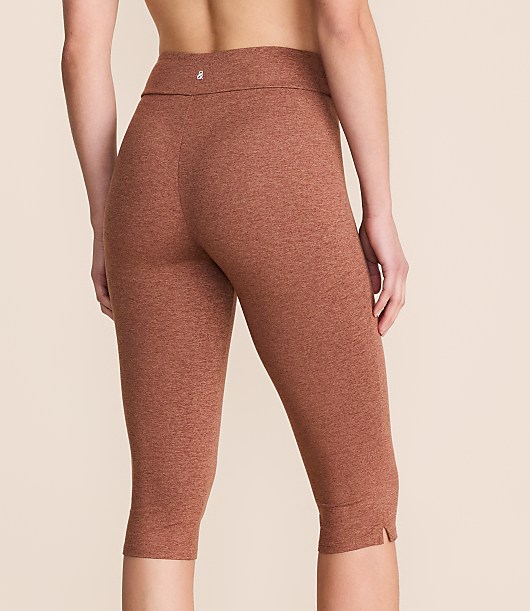 Lou & Grey Heathered Brushedsoft Capri Pants