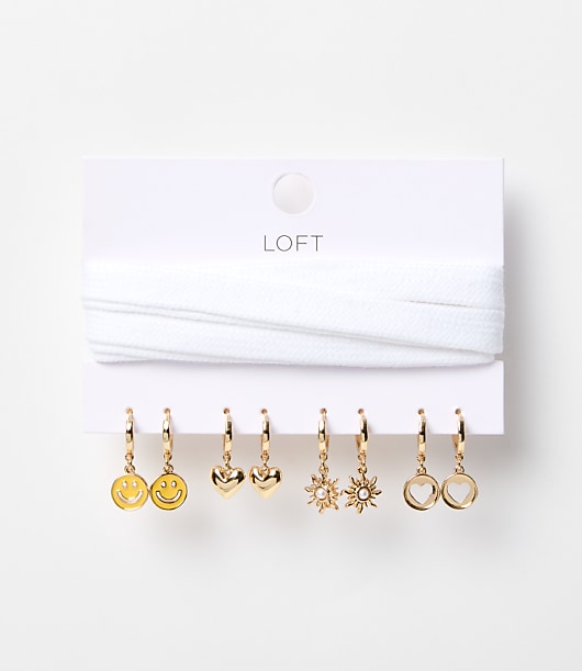 Happy Heart Shoe Charm Set