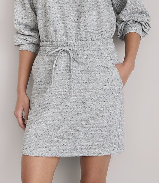 Lou & Grey Flecked Ottoman Mini Pocket Skirt