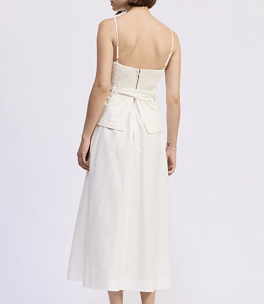 En Saison Samantha Mixed Media Midi Dress