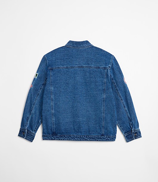Wild Collective Red Sox Denim Jacket