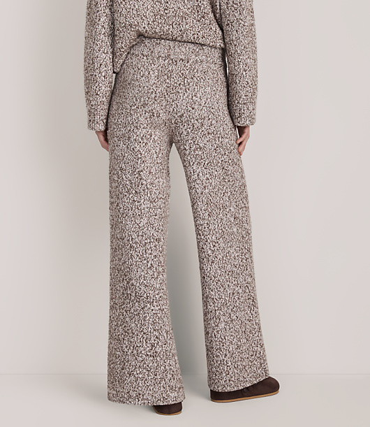 Lou & Grey Melange Wide Leg Sweater Pants