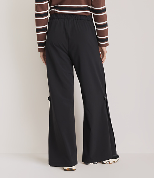 Lou & Grey Adjustable Wanderweave Wide Leg Pants