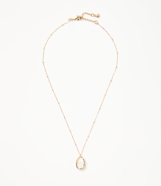 Loft Mother Of Pearl Center Necklace