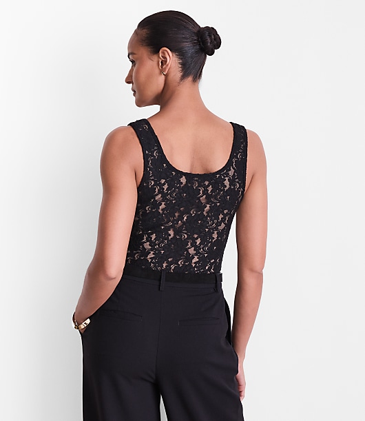 LOFT Versa Floral Lace Bodysuit