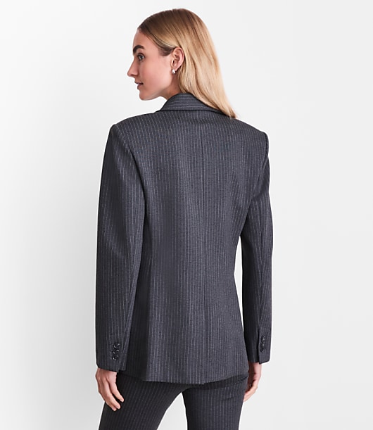 LOFT Versa Ponte Blazer in Pinstripe