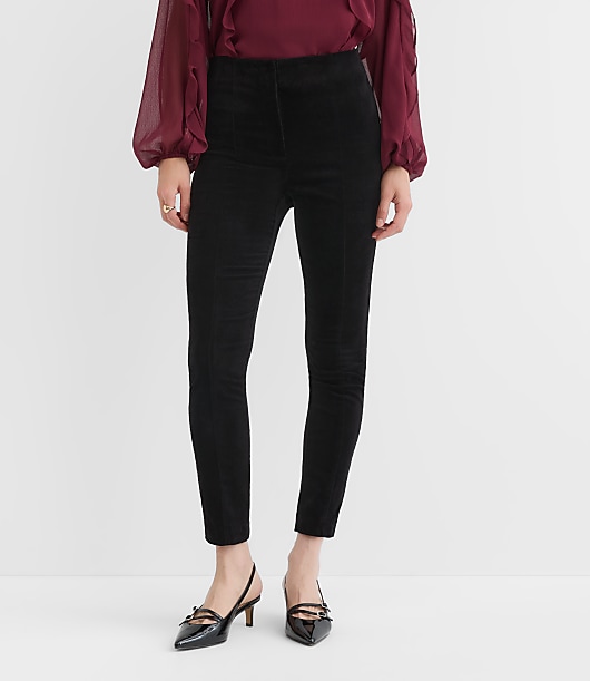 Kendall Skinny Pants in Stretch Velvet