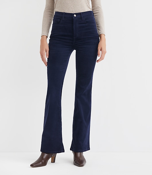 Tall Slim Flare Pants in Corduroy
