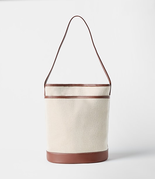 Loft Canvas Bucket Tote