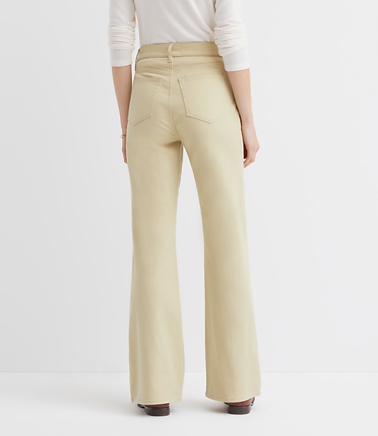 Curvy High Rise Relaxed Flare Pants