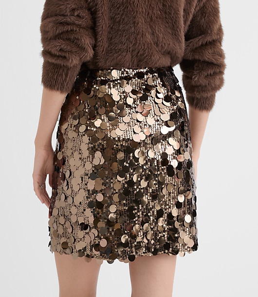 Sequin Mini Skirt
