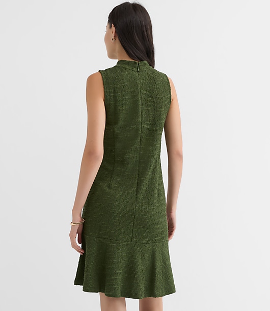 Jacquard Mini Flounce Dress