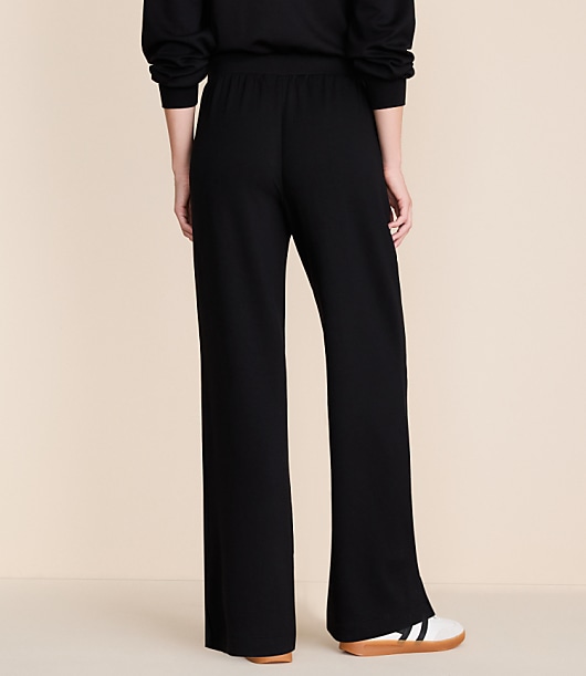 Lou & Grey Scubasoft Side Slit Straight Leg Pants