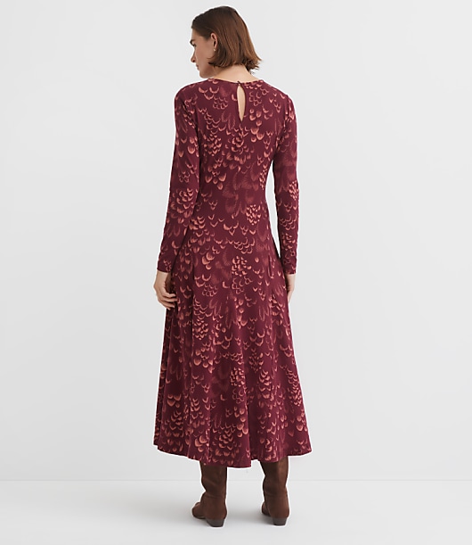 Plume Godet Maxi Dress