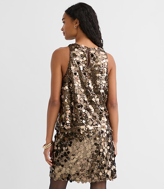Sequin Sleeveless Top
