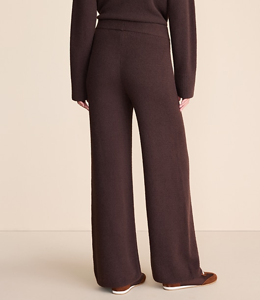 Lou & Grey Fuzzy Wide Leg Sweater Pants