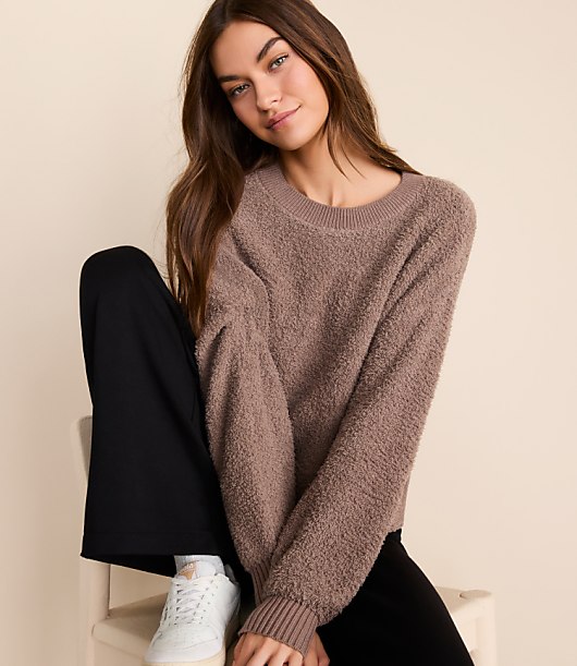 Lou & Grey Teddy Pocket Sweater
