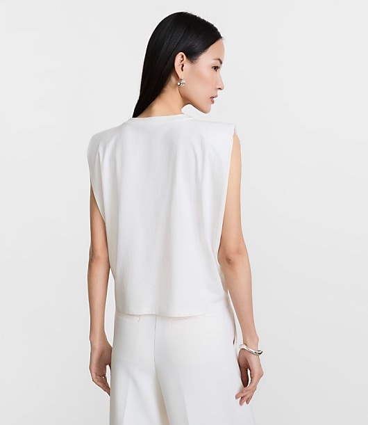 LOFT Versa Cap Sleeve Jersey Top